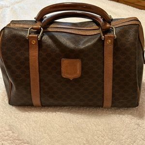 Celine Macadam Boston  Bag vintage Brown